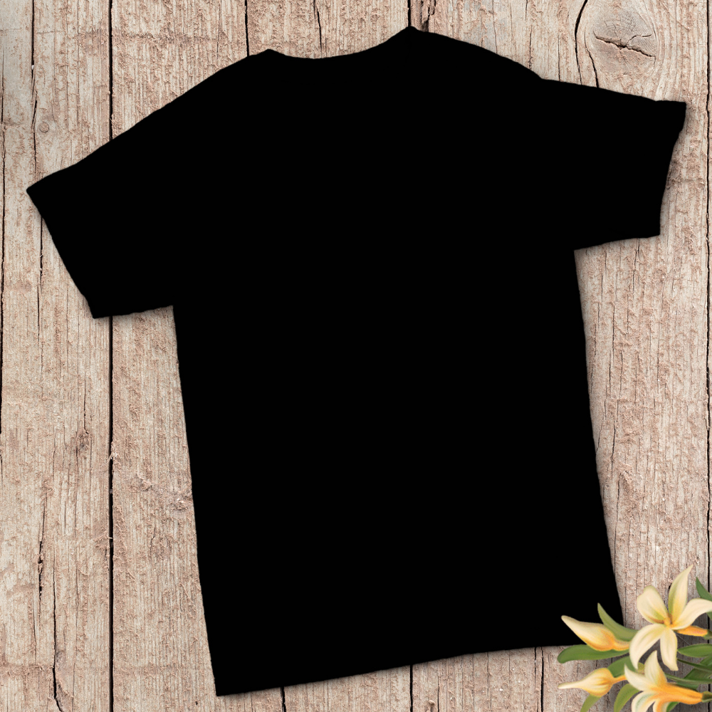 Minimalist Boxy Crewneck T-Shirt – Midnight Black