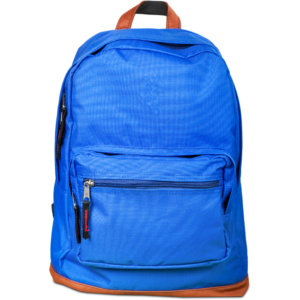Blue Backpack with School Supplies