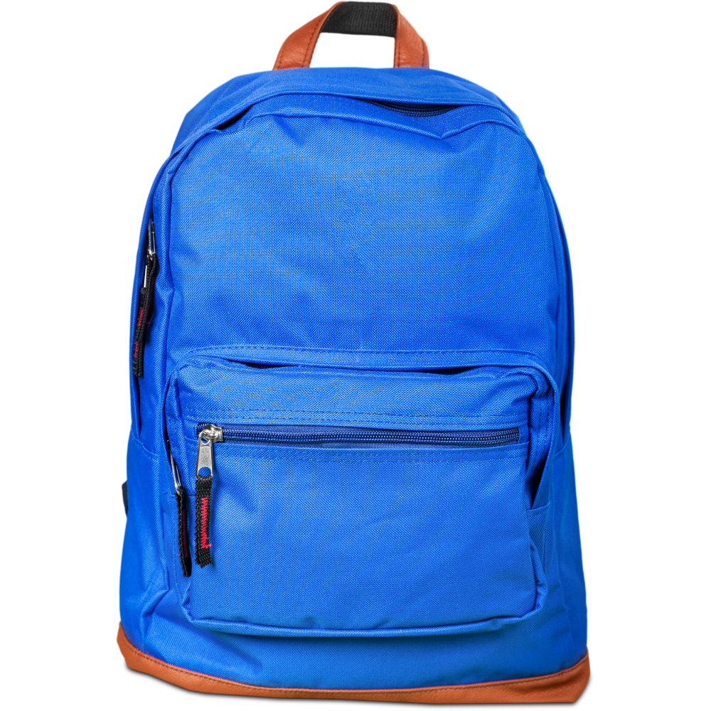 Blue Backpack with School Supplies